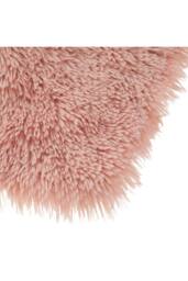H&O Direct 40*50cm Heart Shaped Long Plush Throw Pillow Cover in Pink - thumbnail 5