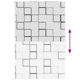 Berkfield Home Shower Roller Blind 150x240 cm Fabric Width 146 cm in White - thumbnail 5