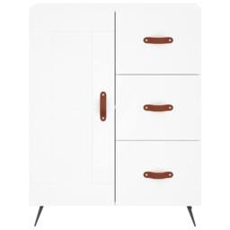 Berkfield Home Highboard White 69.5x34x180 cm Engineered Wood - thumbnail 8