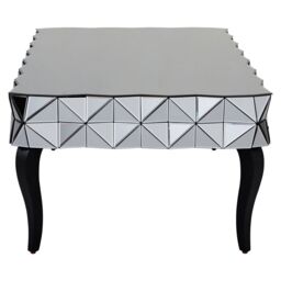 Orsina Distinctive Silver Coffee Table, Geomatric Silver Decorative Table For Hallways, Coffee Table For Patio - thumbnail 3