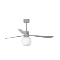 Netlighting Amelia Large Ball Led Grey Ceiling Fan 20W 2700K 6 Speed - thumbnail 1