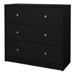 Wyld Haus Tainan Black 3 Drawer Chest - thumbnail 5
