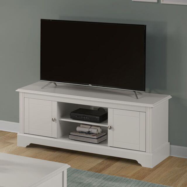 Seconique Stratford 2 Door TV Unit in White - image 1