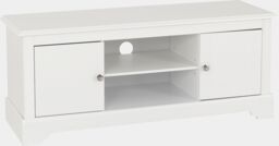 Seconique Stratford 2 Door TV Unit in White - thumbnail 2