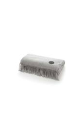 The Lyndon Company Arthington Faux Cashmere 640gsm Supersoft Yarn Jacquard Throw in Grey - Size: 130 cm x 180 cm - thumbnail 3