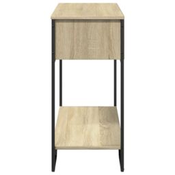Berkfield Home Console Table Sonoma Oak 100x35x74.5 cm Engineered Wood in Brown - thumbnail 5