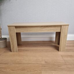 KOSY KOALA Dining Table With 2 Bench, Dining Room Table Set for 4 in Beige - thumbnail 4