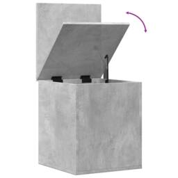 Berkfield Home Storage Box Concrete Grey 40x42x46 cm Engineered Wood - Size: 40 x 42 x 46 cm - thumbnail 8
