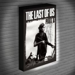 The Last Of Us Light Up Canvas in Black - Size: 13 inches - thumbnail 1