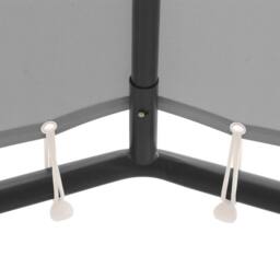 Berkfield Home Gazebo 4x4 m Anthracite in Black - thumbnail 4