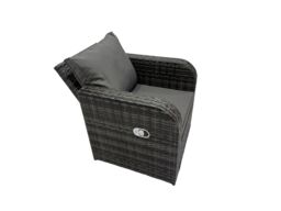 Fimous Garden Outdoor Furniture Set with Big Stool Dark Grey Mixed - thumbnail 5