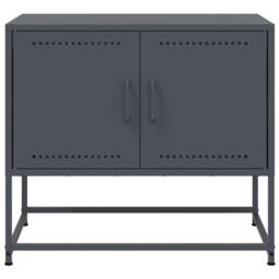 Berkfield Home TV Cabinet Anthracite 68.5x39x60.5 cm Steel - thumbnail 6