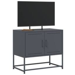 Berkfield Home TV Cabinet Anthracite 68.5x39x60.5 cm Steel - thumbnail 4
