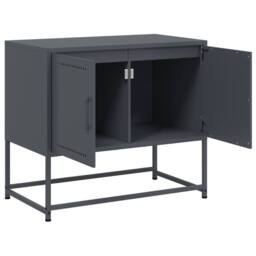 Berkfield Home TV Cabinet Anthracite 68.5x39x60.5 cm Steel - thumbnail 9