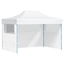 Berkfield Home Professional Folding Party Tent with 3 Sidewalls 3x4 m Steel White - thumbnail 1