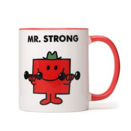 Mr. Men And Little Miss Mr Stong Cherry Scented Reusable Mug Candle in Red - Size: Medium - thumbnail 2