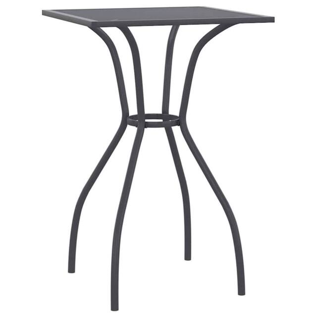 Berkfield Home Garden Table Anthracite 50x50x72 cm Steel Mesh in Charcoal - Size: 50 x 50 x 72 cm - image 1