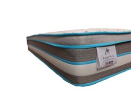 Knight Sleep 1000 Pocket Spring Memory Foam Encapsulated Mattress in Grey - Size: Double - thumbnail 2