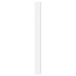 Berkfield Home Mirror Jewellery Cabinet with LED Lights Wall Mounted White - thumbnail 5