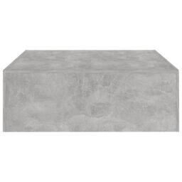 Berkfield Home Coffee Table Concrete Grey 100x100x35 cm Engineered Wood - Size: 100 x 100 x 35 cm - thumbnail 6