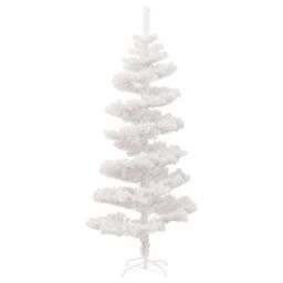 Berkfield Home Swirl Pre-lit Christmas Tree with Stand White 180 cm PVC - thumbnail 4
