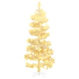 Berkfield Home Swirl Pre-lit Christmas Tree with Stand White 180 cm PVC - thumbnail 2