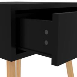 Berkfield Home Bedside Cabinet High Gloss Black 40x40x56 cm Engineered Wood - Size: 40 x 40 x 56 cm - thumbnail 8
