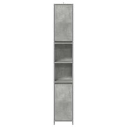 Berkfield Home Bathroom Cabinet Concrete Grey 30x30x183.5 cm Engineered Wood - thumbnail 4