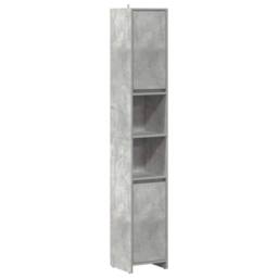 Berkfield Home Bathroom Cabinet Concrete Grey 30x30x183.5 cm Engineered Wood