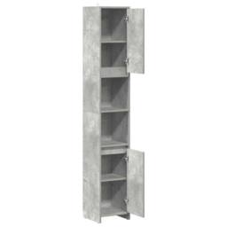 Berkfield Home Bathroom Cabinet Concrete Grey 30x30x183.5 cm Engineered Wood - thumbnail 5