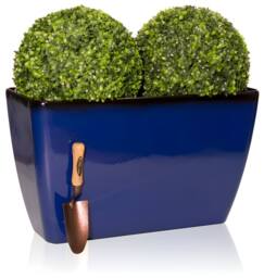 Primrose Artificial Topiary Boxwood Ball With Chain Pair of 2 38cm in Green - thumbnail 5