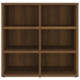 Berkfield Home Shoe Cabinets 2 pcs Brown Oak 52.5x30x50 cm - thumbnail 6
