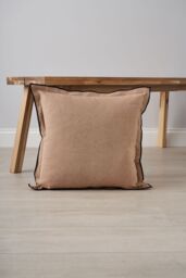 BHS Pierre Cushion in Natural - Size: 45 cm x 45 cm - thumbnail 3