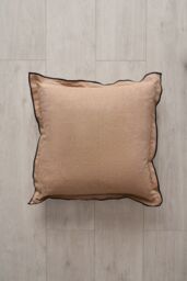 BHS Pierre Cushion in Natural - Size: 45 cm x 45 cm