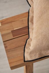 BHS Pierre Cushion in Natural - Size: 45 cm x 45 cm - thumbnail 4