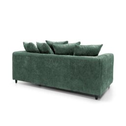 Abakus Direct Harriet Crushed Chenille 3 Seater Sofa in Rifle Green - thumbnail 3