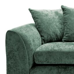 Abakus Direct Harriet Crushed Chenille 3 Seater Sofa in Rifle Green - thumbnail 4