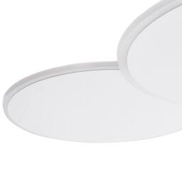 Wyld and Coco Ceiling Lamp - Round White Acrylic Shade Dimmable LED - thumbnail 7