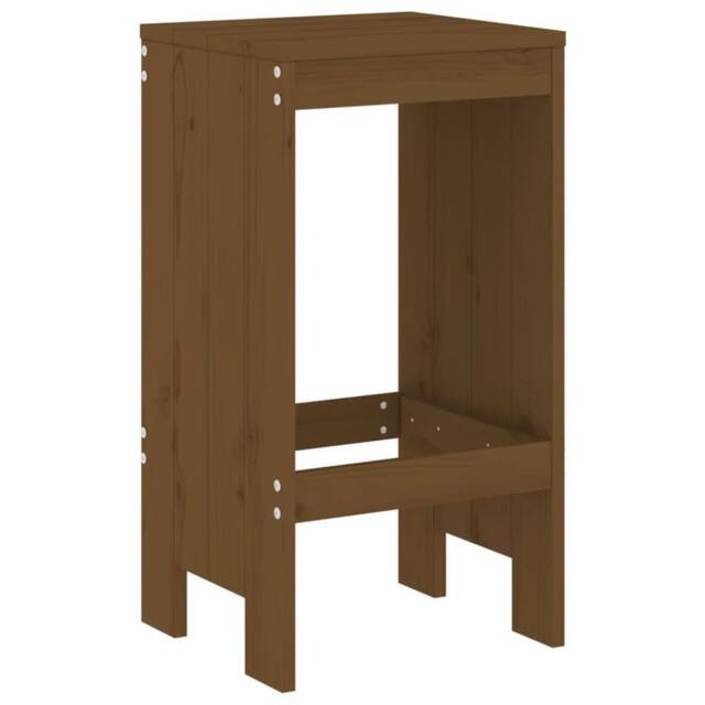 Berkfield Home Beautiful Bar Stools 2 pcs Honey Brown 40x36x75 cm Solid Wood Pine - Size: 40 x 36 x 75 cm - image 1