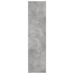 Berkfield Home Wardrobe Concrete Grey 80x50x200 cm Engineered Wood - Size: 80 x 50 x 200 cm - thumbnail 5