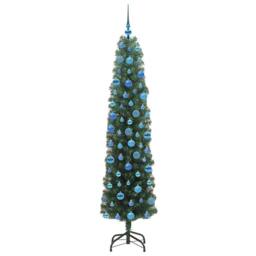 Berkfield Home Artificial Christmas Tree with 300 LEDs with Stand Green 180 cm - thumbnail 4
