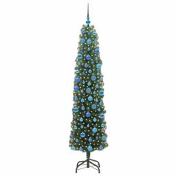 Berkfield Home Artificial Christmas Tree with 300 LEDs with Stand Green 180 cm - thumbnail 3