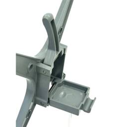 Nordara Aluminium Flip Top Table Base, Cafe Bistro Table Bases in Silver - thumbnail 6