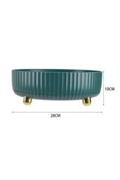 28CM Spinning Skincare Cosmetic Organizer in Green - thumbnail 6