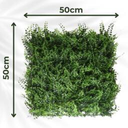 Ark Mat Fern Artificial Plant Wall Panel 50x50cm - Indoor & Outdoor in Green - Size: 50x50 cm - thumbnail 2
