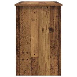 Berkfield Home Desk Old wood 100 x 50 x 76 cm Engineered wood in Brown - thumbnail 7