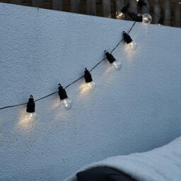 ValueLights Festoon 30 Set Black Outdoor String Festoon Light - thumbnail 2