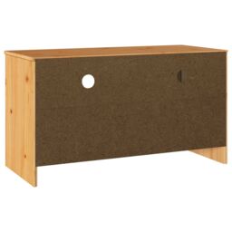 "Berkfield Home TV Cabinet ""DRAMMEN"" 99x43x55 cm Solid Wood Pine in Brown - Size: 99 x 43 x 55 cm" - thumbnail 6