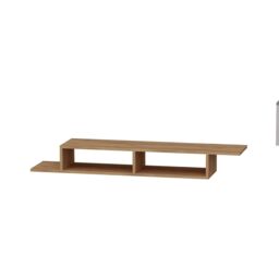 Destina Home Floating TV Stand with Shelves Eldon in Light Beige - Size: 1 Pack - thumbnail 1