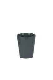 KDMD Hortus Vienna Glossy Grey Ceramic Pot 12cm 3 Pack - thumbnail 2